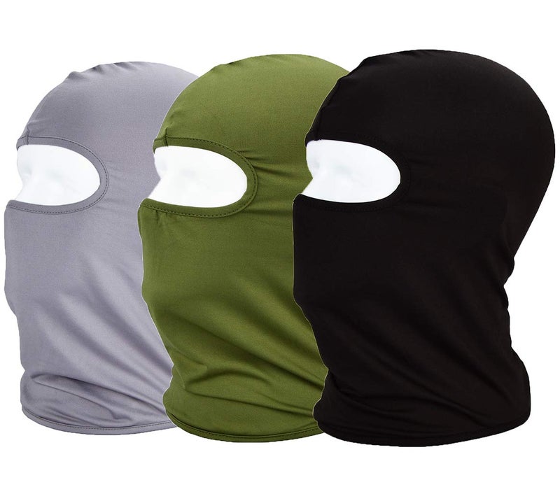 MAYOUTH Balaclava ski mask Sun/uv Protection Windproof face Cloth Neck Gaiter Helmet Face Cover Motorcycle face mask Cycle Fishing Outdoor Sports 3pack - Image 1